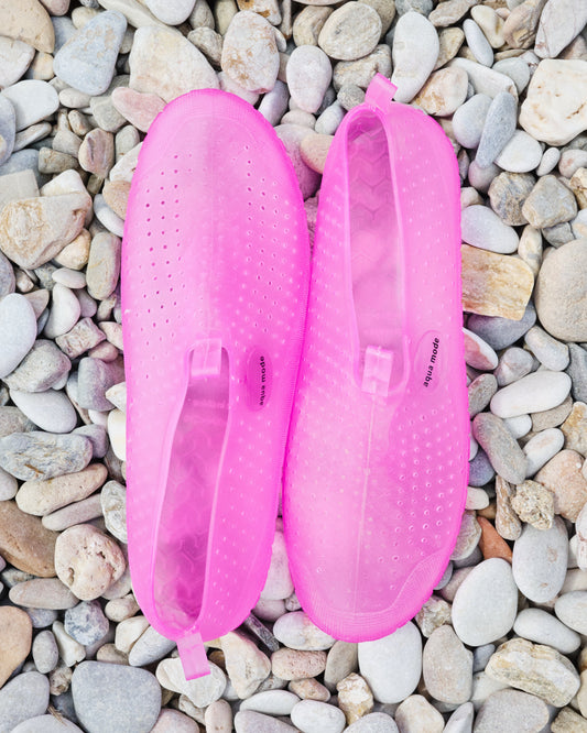 jelly slippers - pink